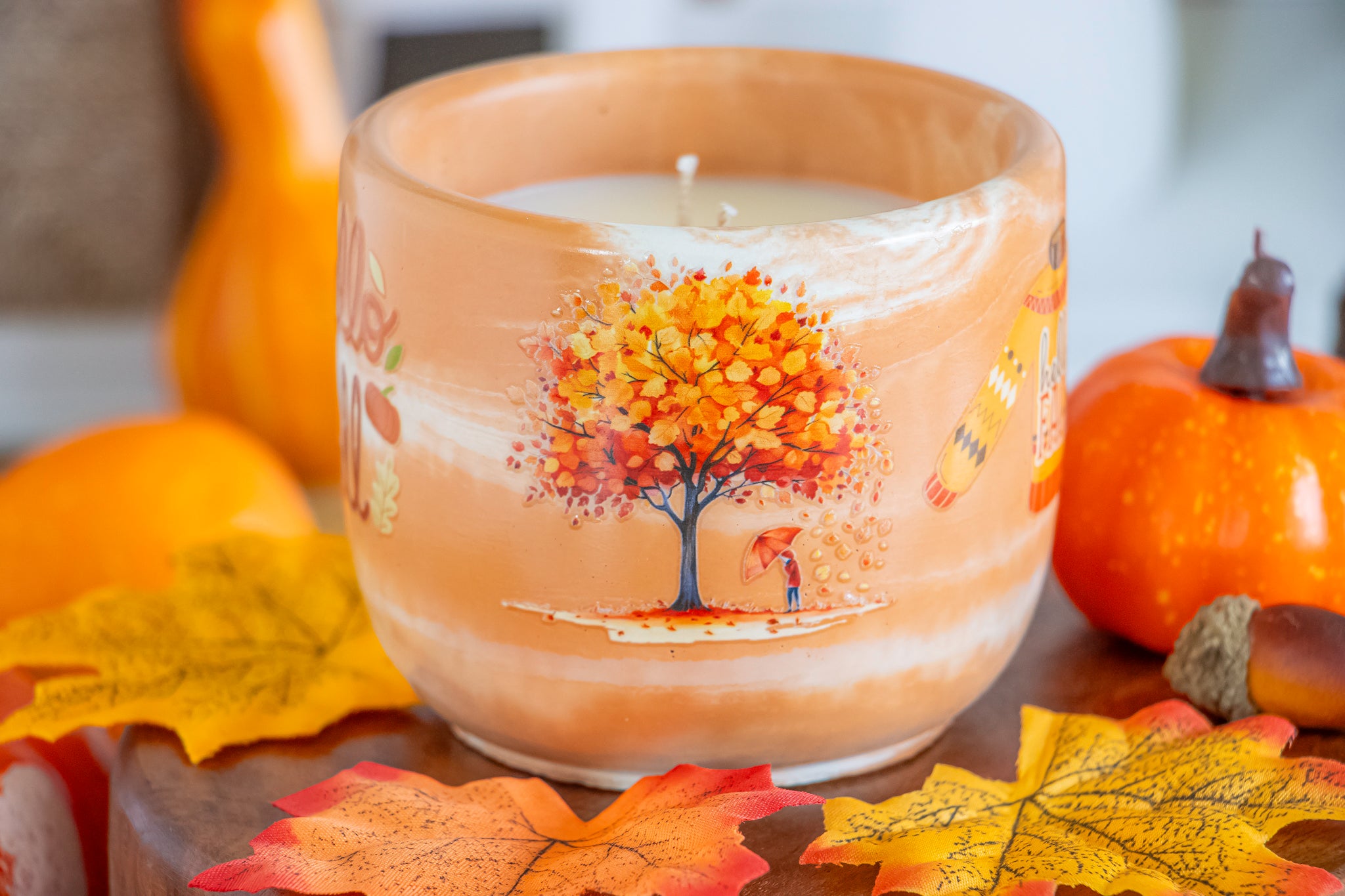 HELLO FALL 8 oz Candle