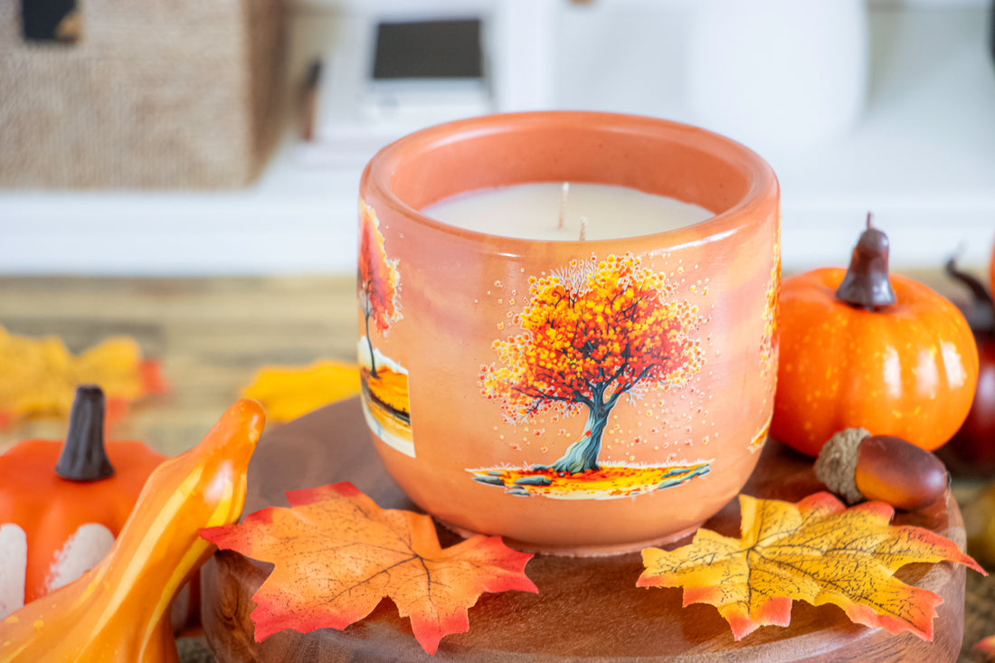 FALLING LEAVES CANDLE - 8 OZ