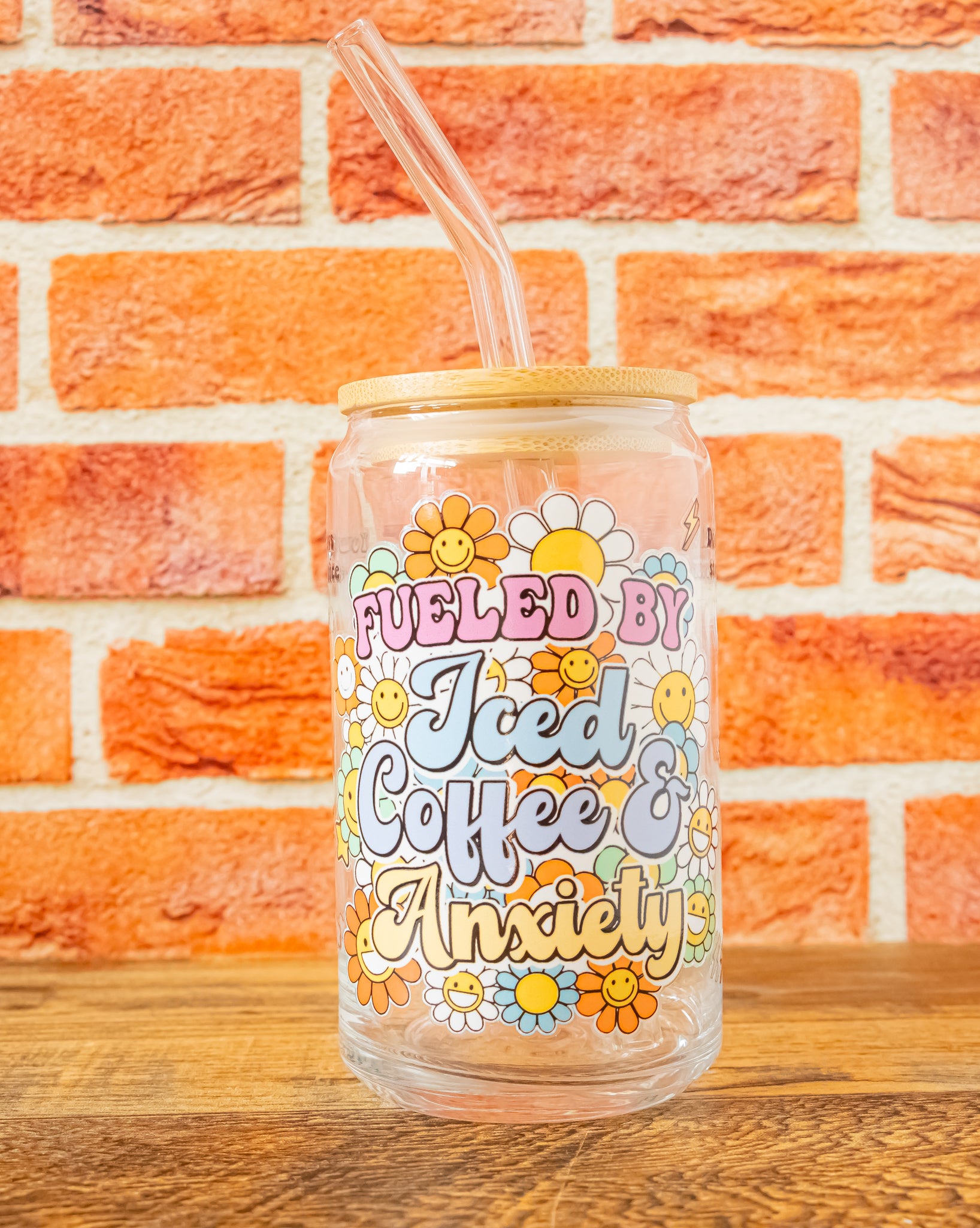 Fueled by iced coffee and anxiety cup