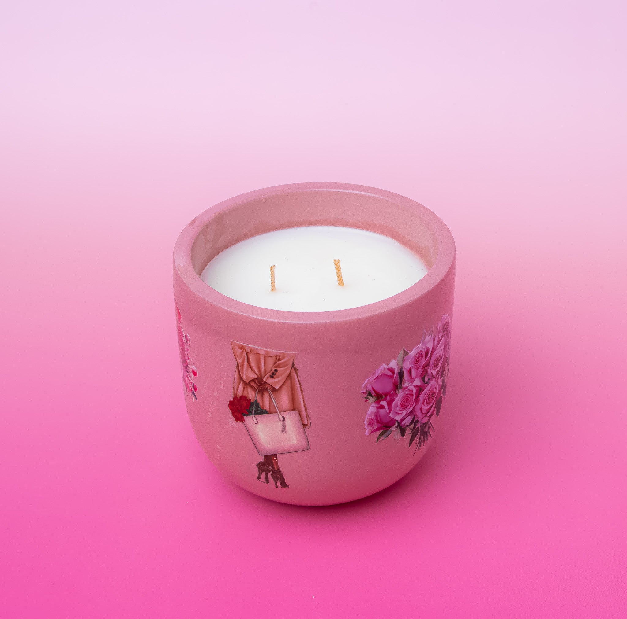Roses Candle