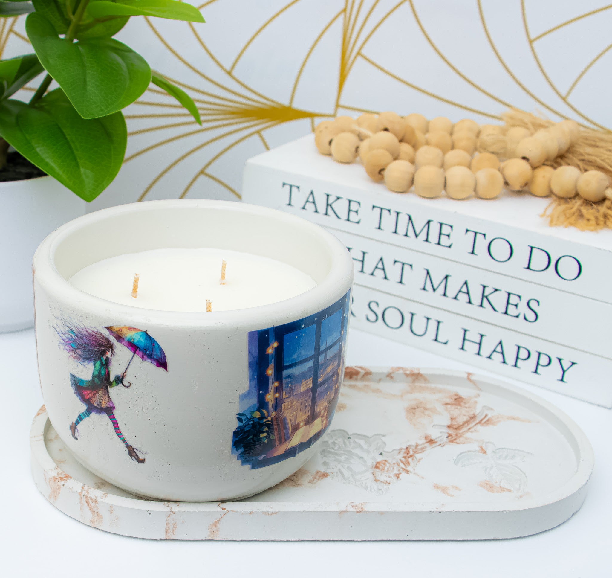 Cozy Rainy Day Candle