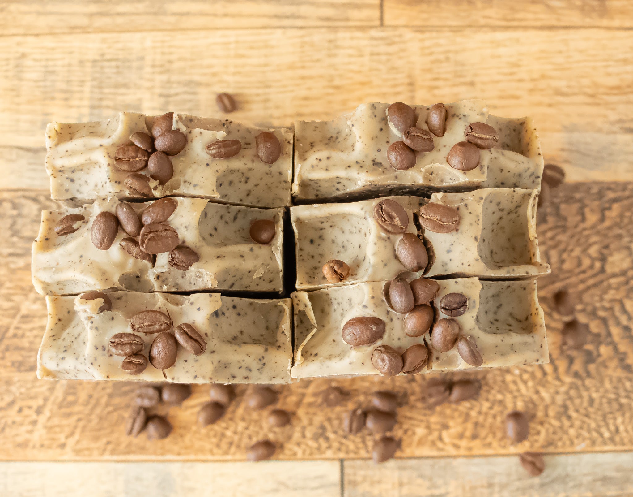 Coffee scrub soap