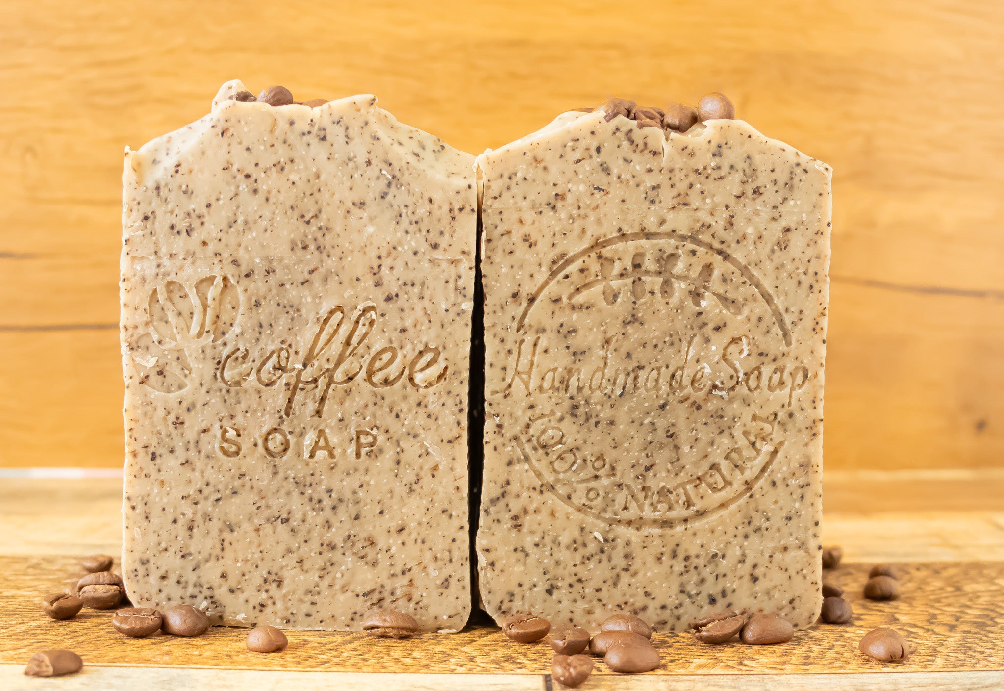 Coffee scrub soap