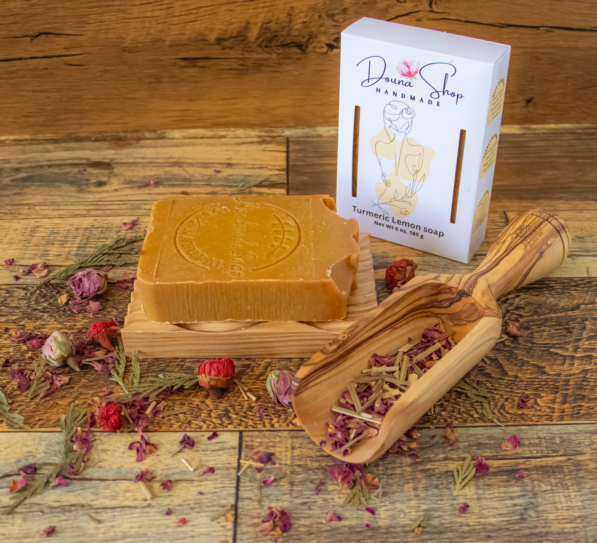 Turmeric lemon soap
