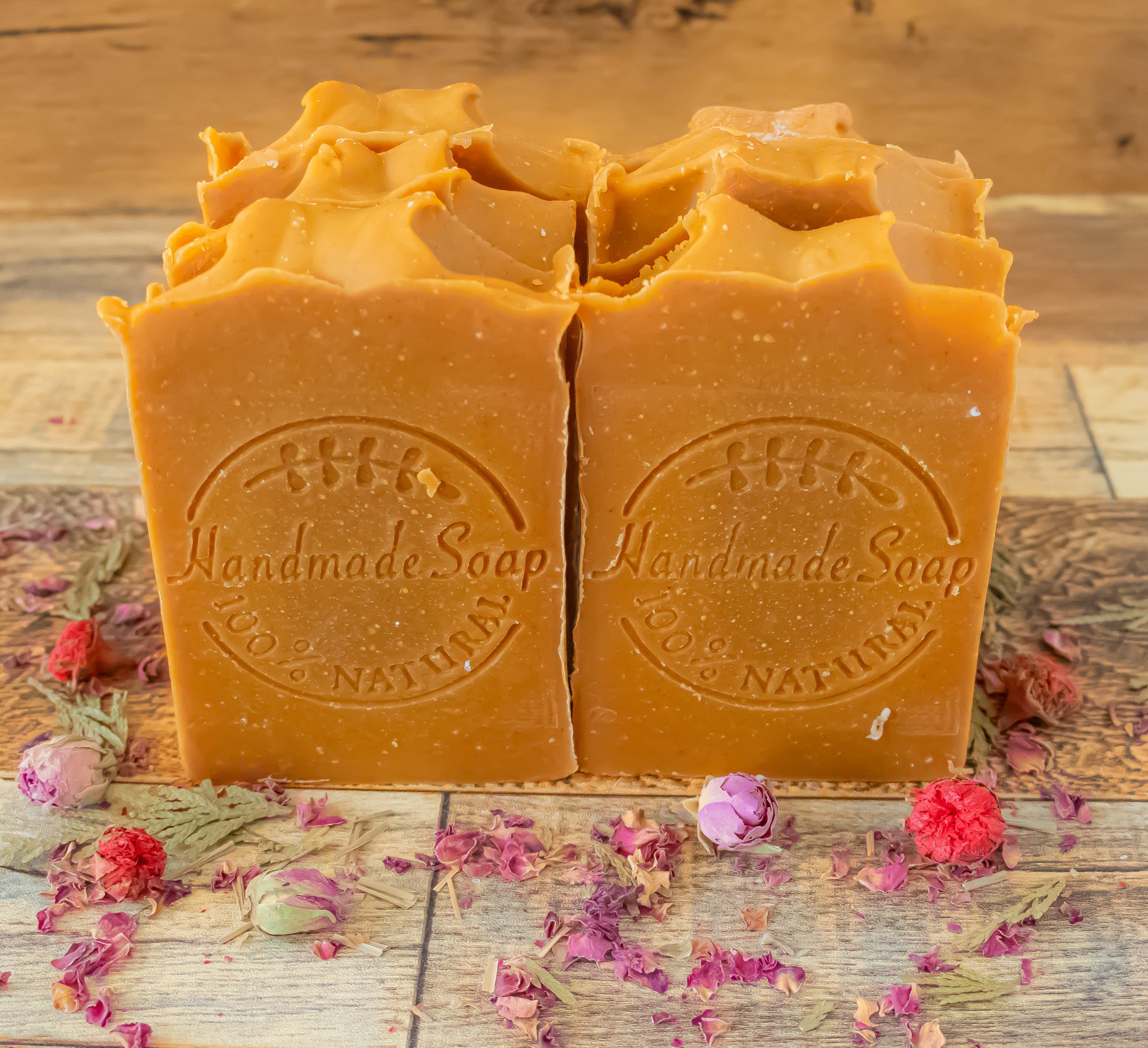 Turmeric carrot soap