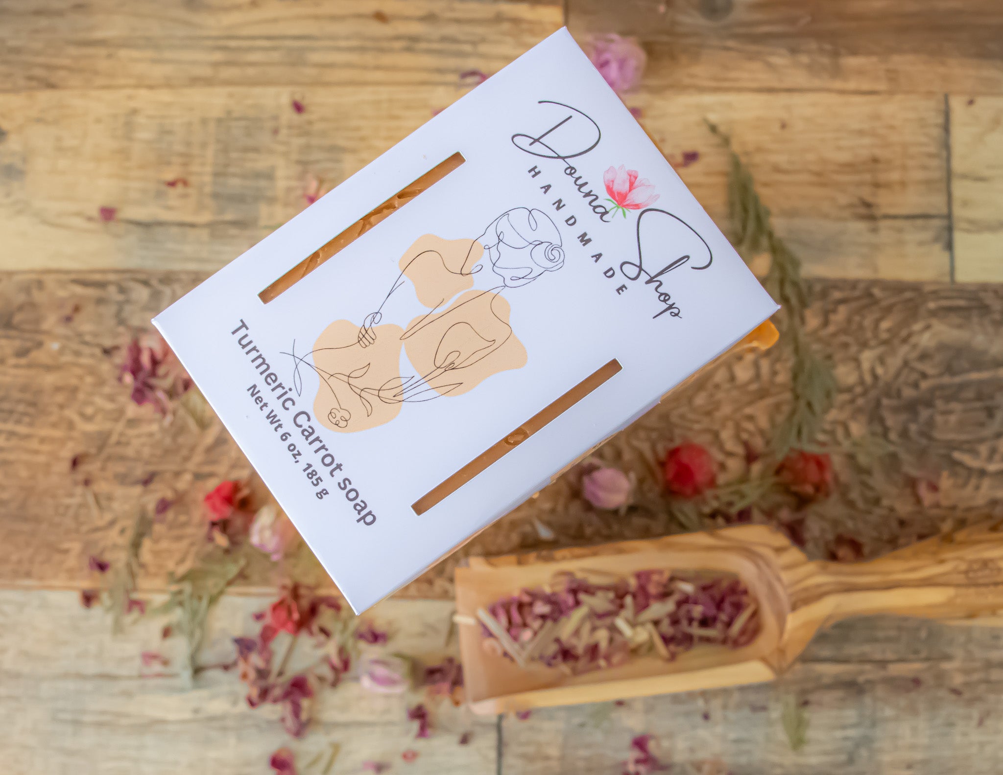Turmeric carrot soap