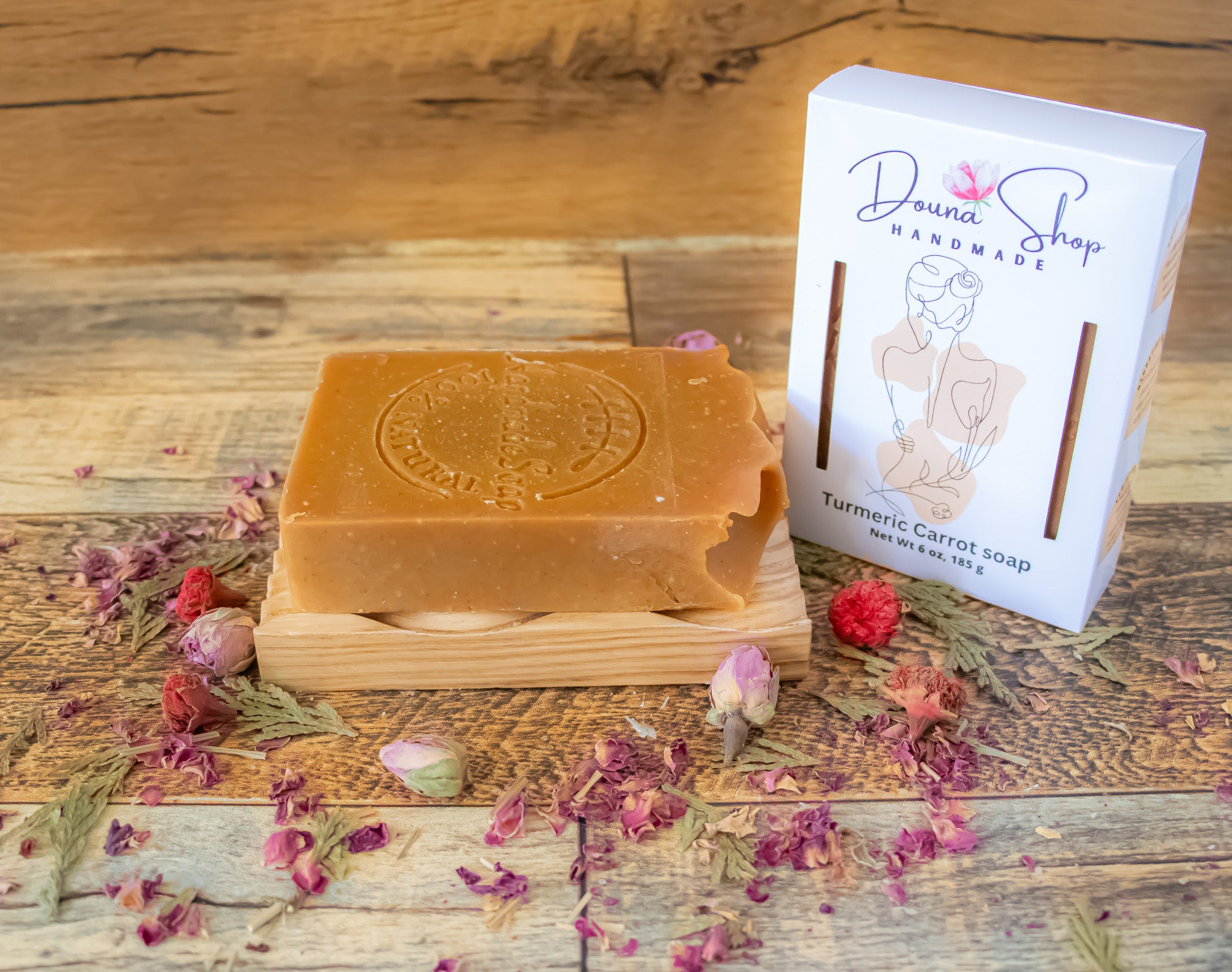 Turmeric carrot soap