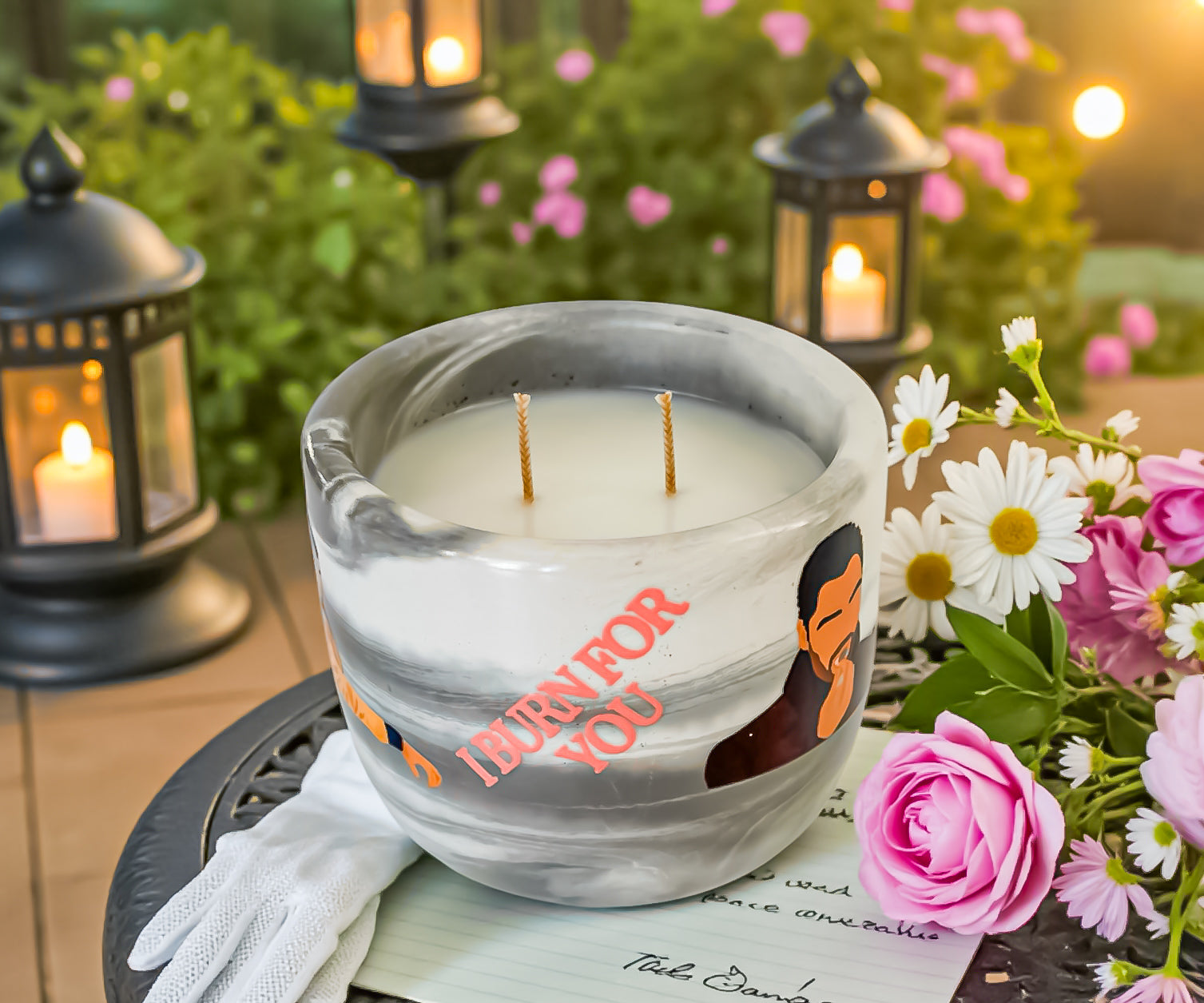 The Duke Candle | Vanilla Lavender | Smokey Wood | Bridgerton inspired | Handmade Coco Apricot Wax Candle