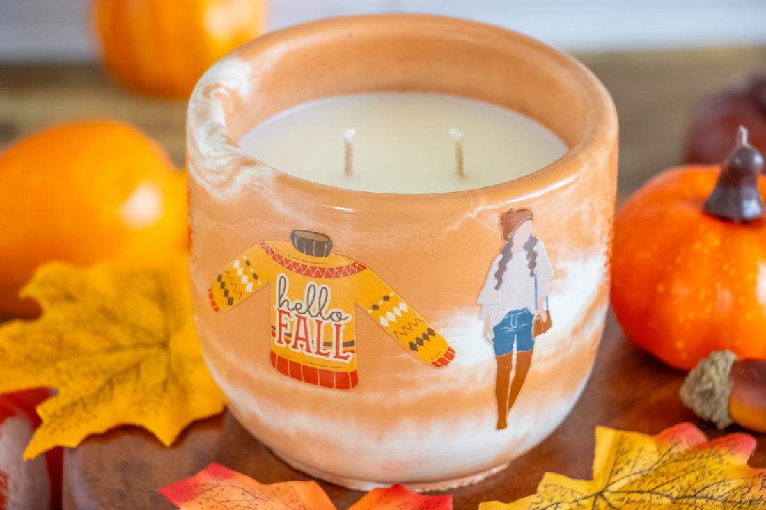 HELLO FALL 8 oz Candle