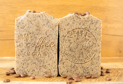 Coffee scrub soap