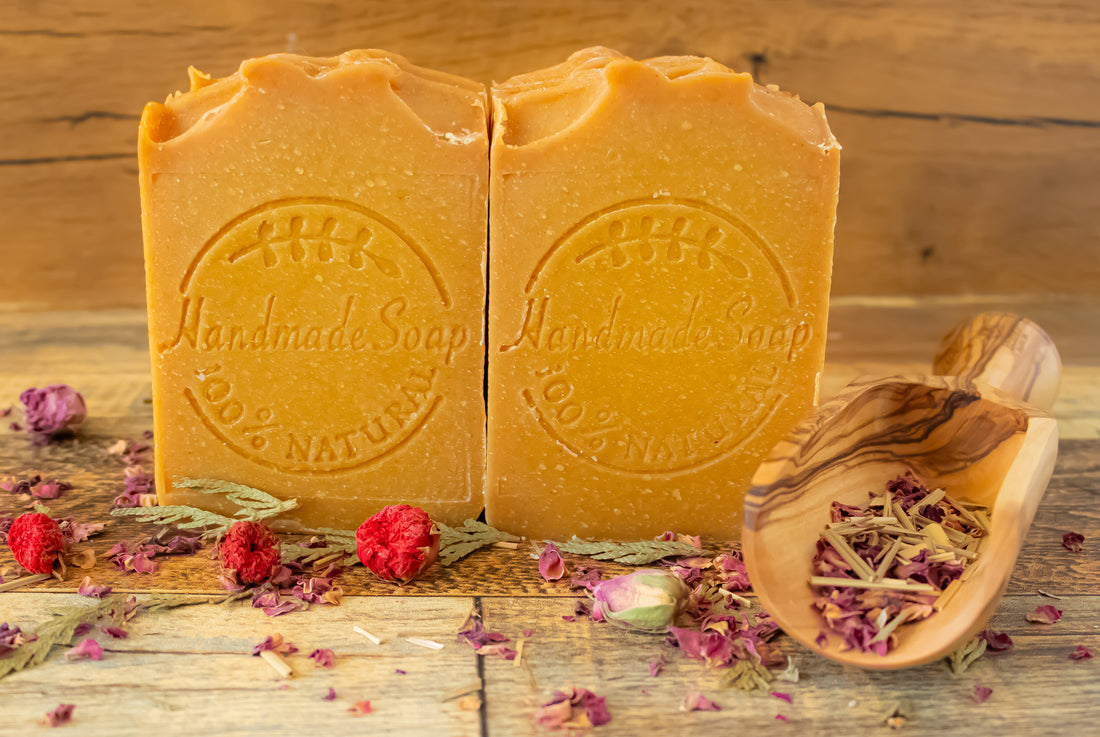 Turmeric lemon soap