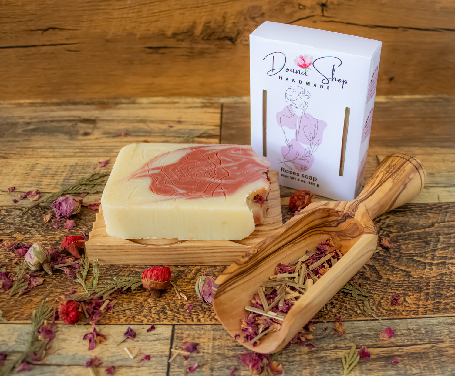 Roses soap