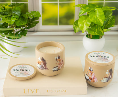 Morning brew candle