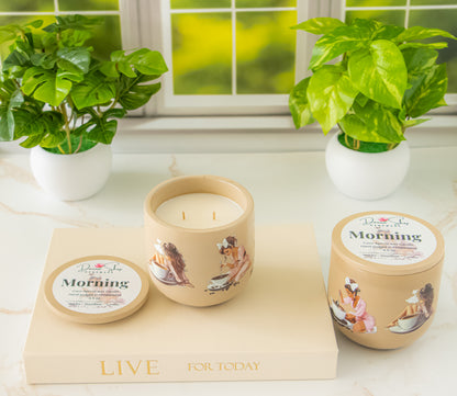 Morning brew candle