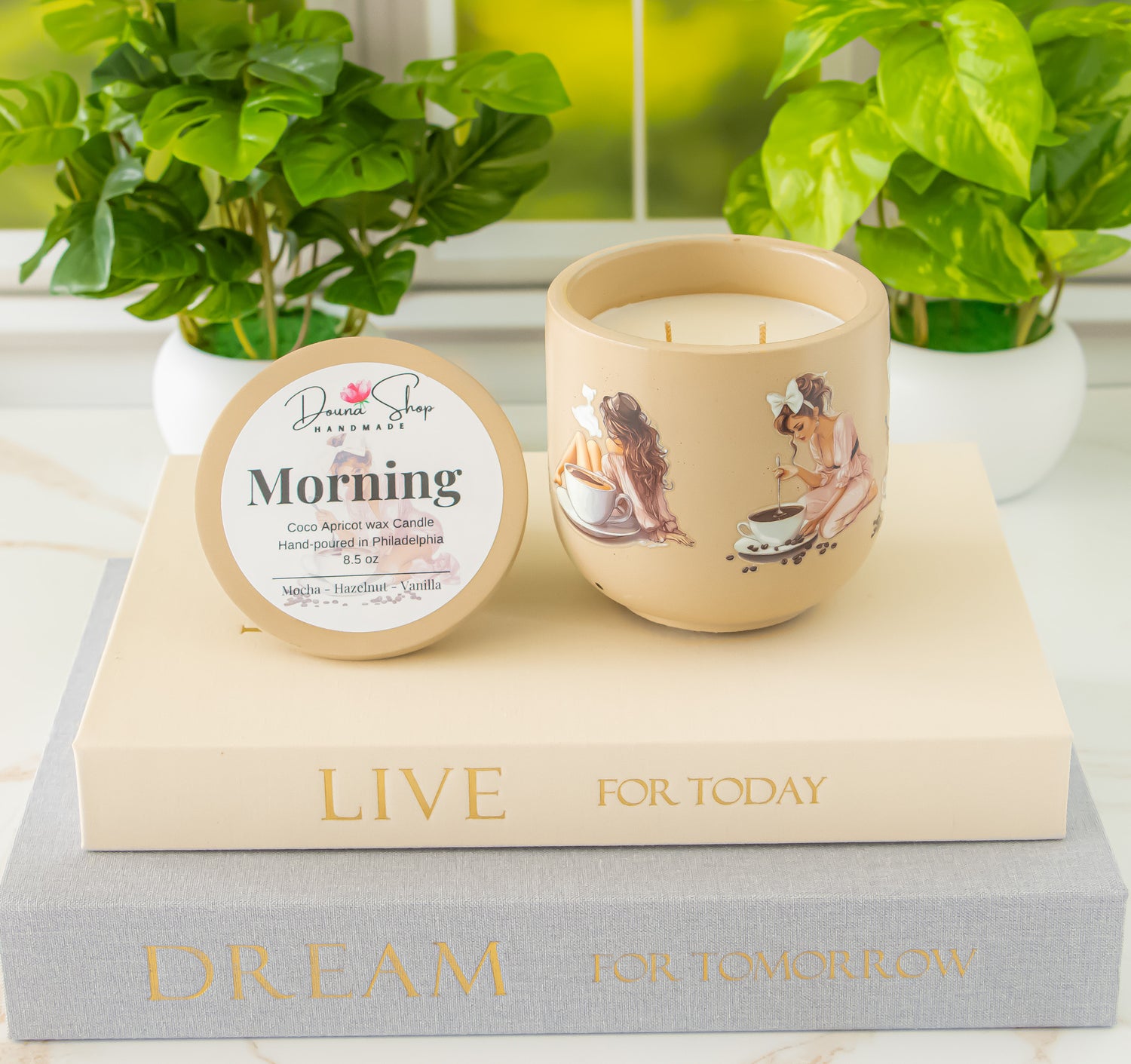 Morning brew candle