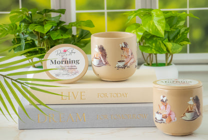 Morning brew candle