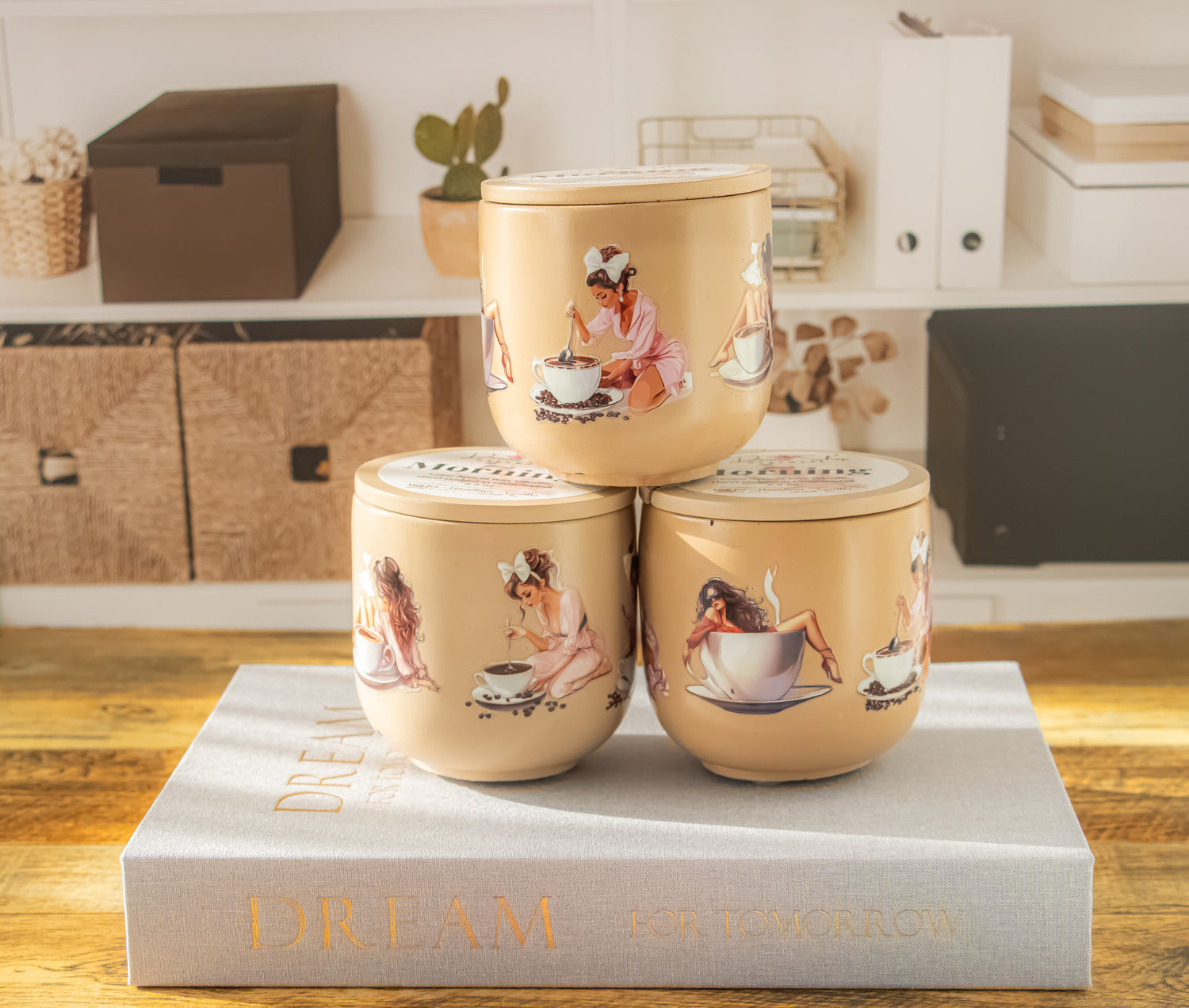 Morning brew candle