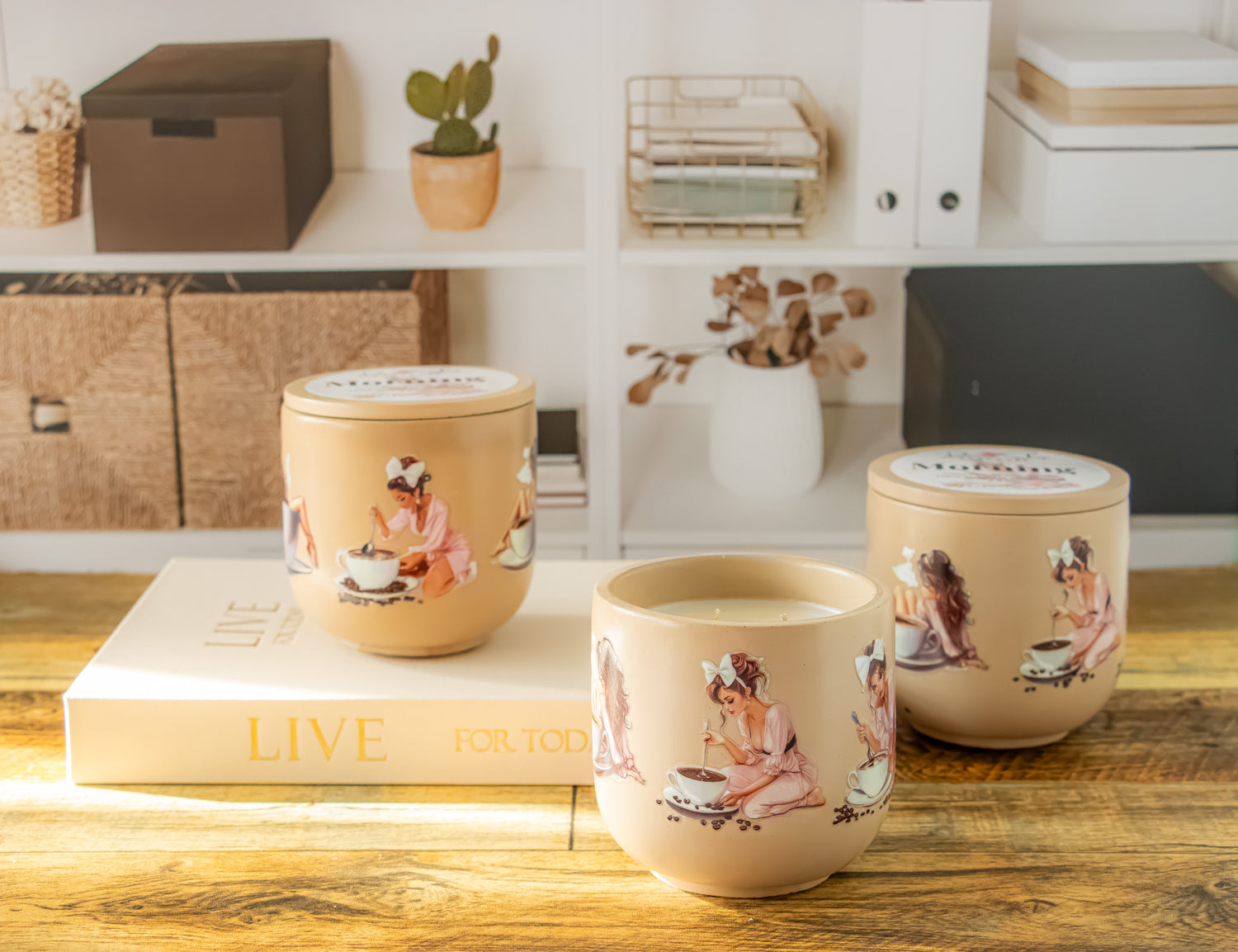 Morning brew candle
