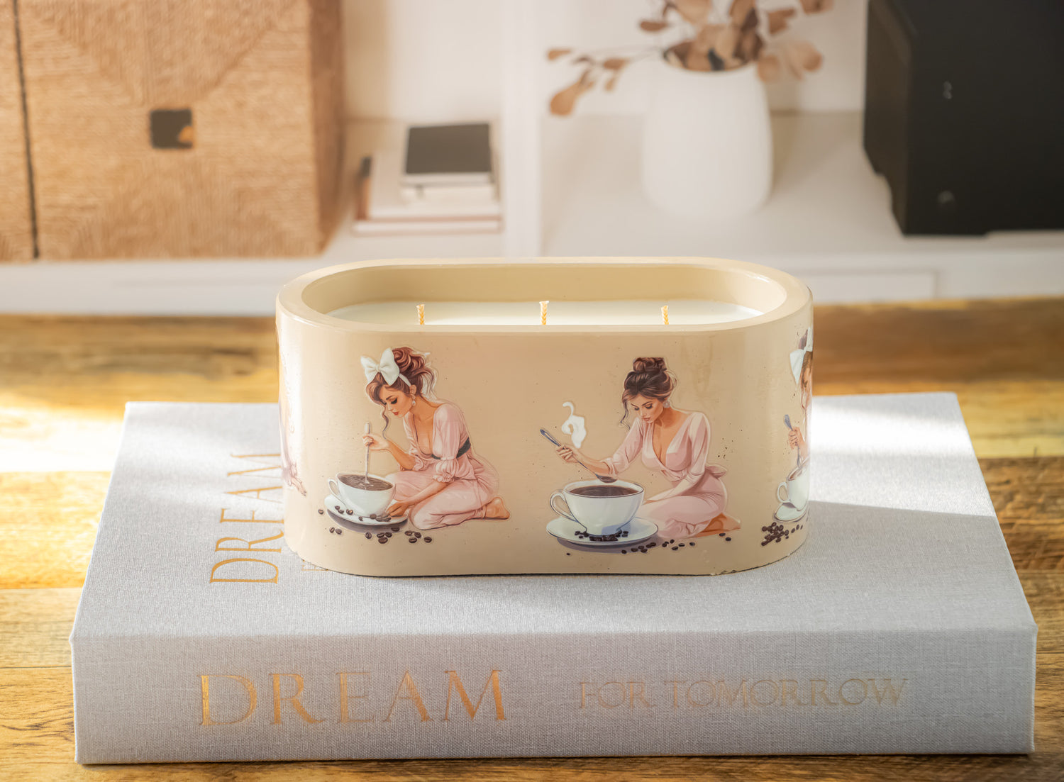 Morning brew candle