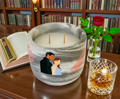 The Duke Candle | Vanilla Lavender | Smokey Wood | Bridgerton inspired | Handmade Coco Apricot Wax Candle