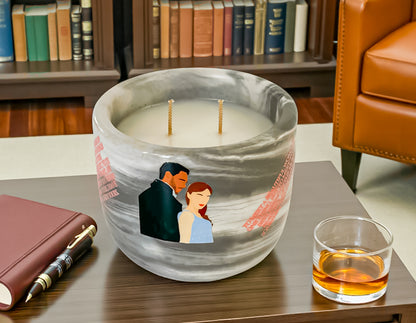 The Duke Candle | Vanilla Lavender | Smokey Wood | Bridgerton inspired | Handmade Coco Apricot Wax Candle