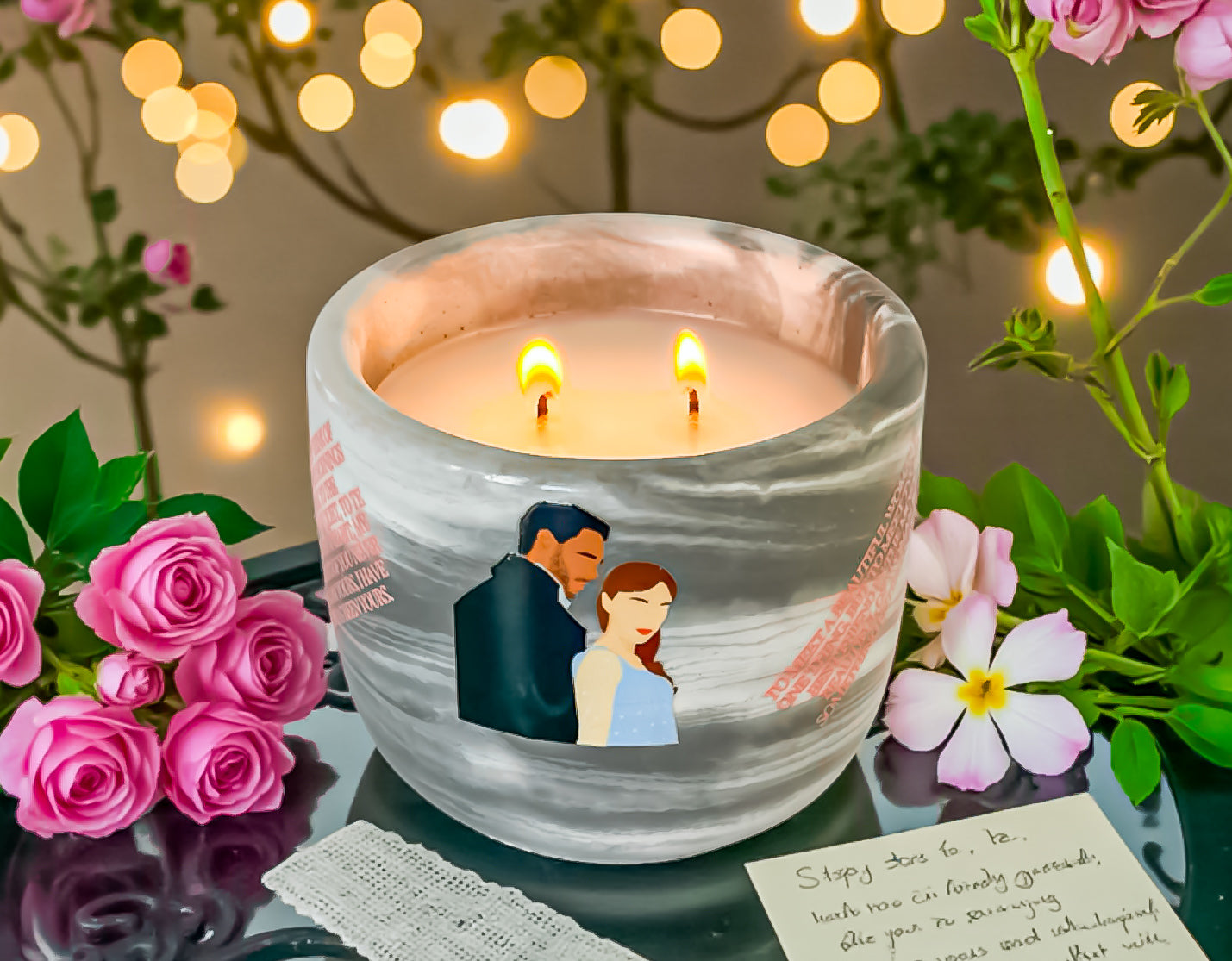 The Duke Candle | Vanilla Lavender | Smokey Wood | Bridgerton inspired | Handmade Coco Apricot Wax Candle