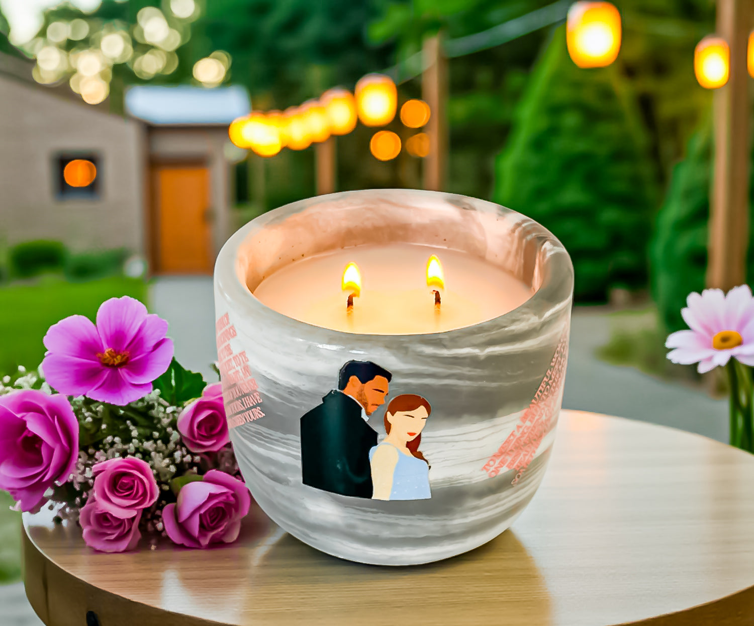 The Duke Candle | Vanilla Lavender | Smokey Wood | Bridgerton inspired | Handmade Coco Apricot Wax Candle